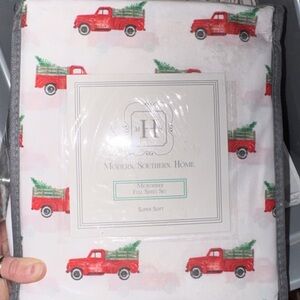 Red Truck Holiday full size Sheet Set